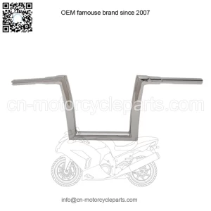 1 1/2" Strip Handlebars 10" Rise Chrome 0601-4880