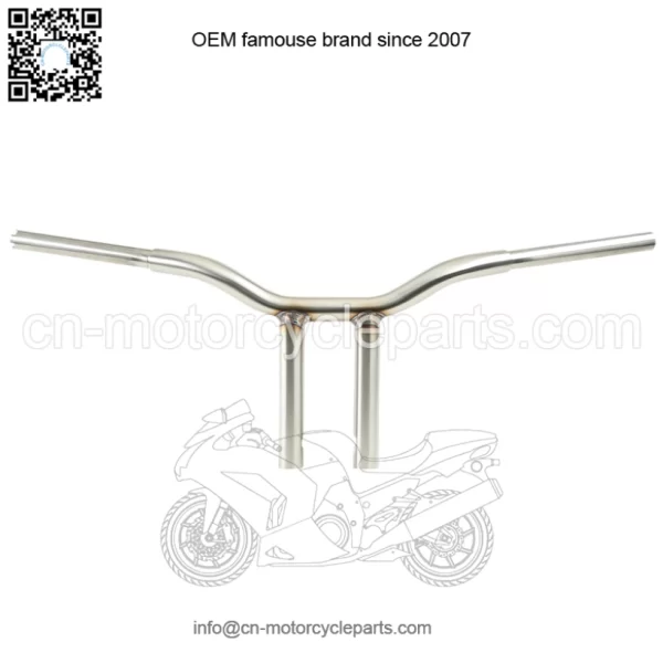Welded Straight-Riser Handlebar 10" LA-7337-10SS