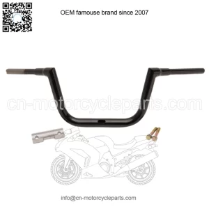 1 1/2" Grande Twin Peaks Handlebars Black 10" End rise LA-7313-61B