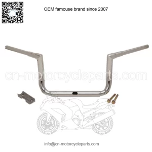 1 1/2" Grande Twin Peaks Touring Handlebars 10" Chrome LA-7365-10