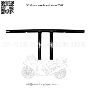1" Old School EZ Rider Handlebars 10" Black LA-7382-10B