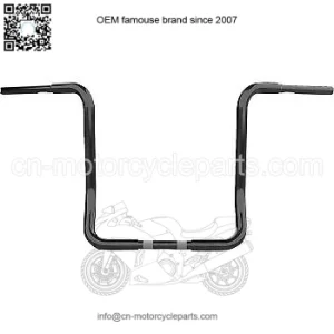 1-1/4 in. Twin Round Handlebars 1-1/4" Gloss Black LA-7325-16B