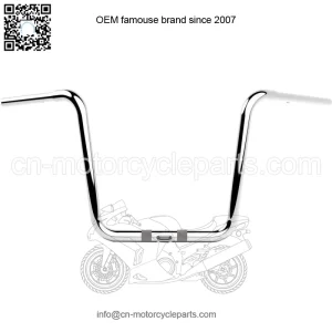 1-1/4 in. Twin Round Handlebars Chrome LA-7324-14C