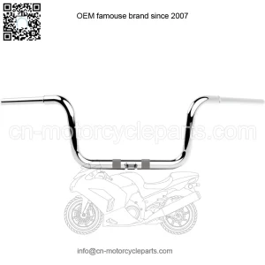 1-1/4 in. Twin Round Handlebars Chrome LA-7324-08C
