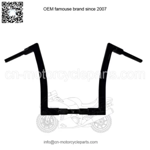 Inc. 1-1/4" EZ Install Flat Top Handlebar 14" Black 706014B