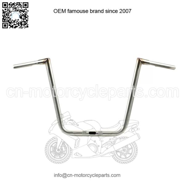 1-1/4" Twin Peaks Handlebar 16" Stainless LA-7312-66SS