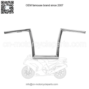 1 1/4" Strip Handlebars 12" Chrome 0601-2725