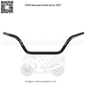 1in. Handlebar Flat Black Buckhorn Low Bend