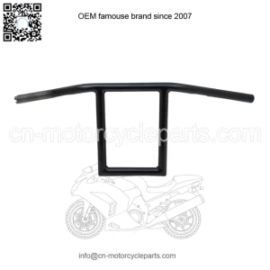 1" Old School Window Handlebars 10" Black LA-7385-10B