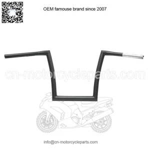 1 1/4" Strip Handlebars 14" Flat Black 0601-3134
