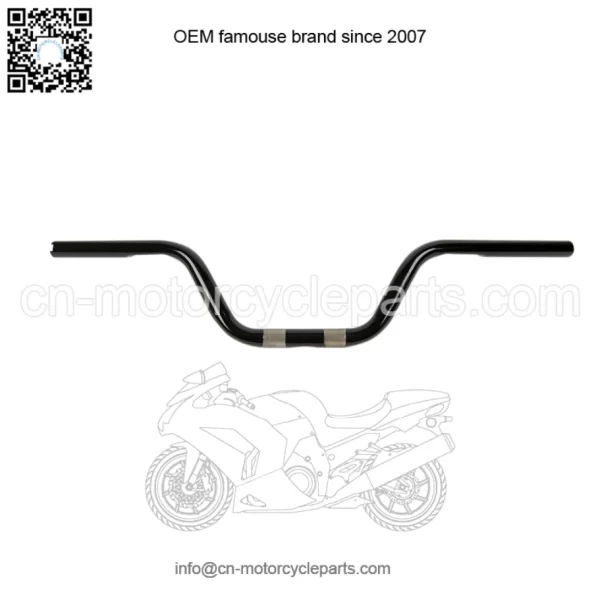 1" Handlebars Black TSC-2701-1