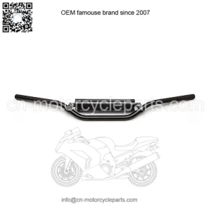 7/8" Mini Handlebars Black 816-01-BK-01-185