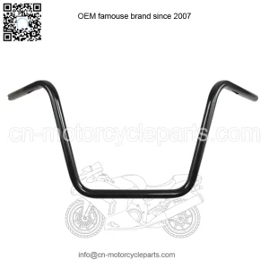 1in. Handlebar Black Buckhorn High Bend