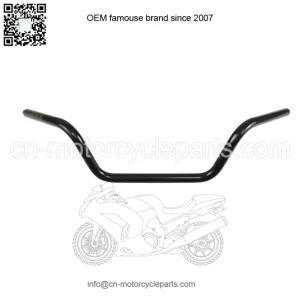 1in. Handlebar Black Buckhorn Low Bend