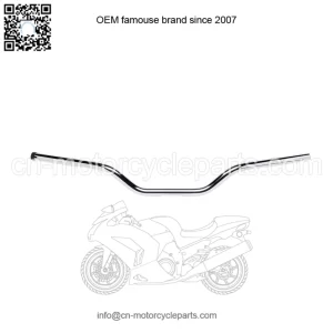 1" Handlebar w/ TBW Plugs Tracker Mid 6008-1057