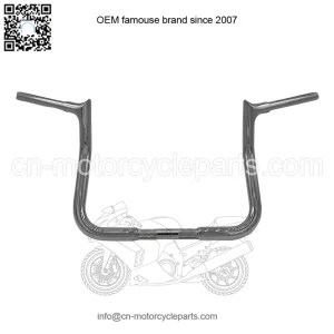 Inc. 1-1/4" EZ Install Pointed Top Handlebar 11" Chrome 905011
