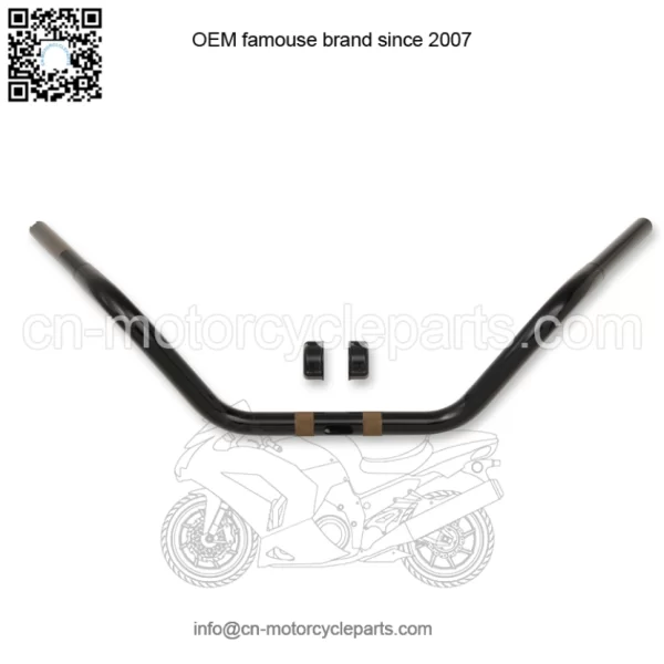 1 1/4" Moose Knuckle Handlebars Gloss Black LA-7312-07B