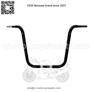 3 1/4" Buffalo touring Handlebars Gloss Black