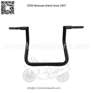 1-1/4" Twin Peak Challenger Handlebar 10" Black LA-7368-10B