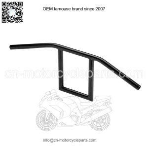 1" Handlebars slotted Black 6006-2016