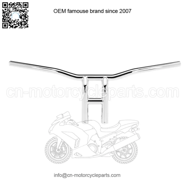 1" Throttle-By-Wire Handlebars Chrome 6260-1055