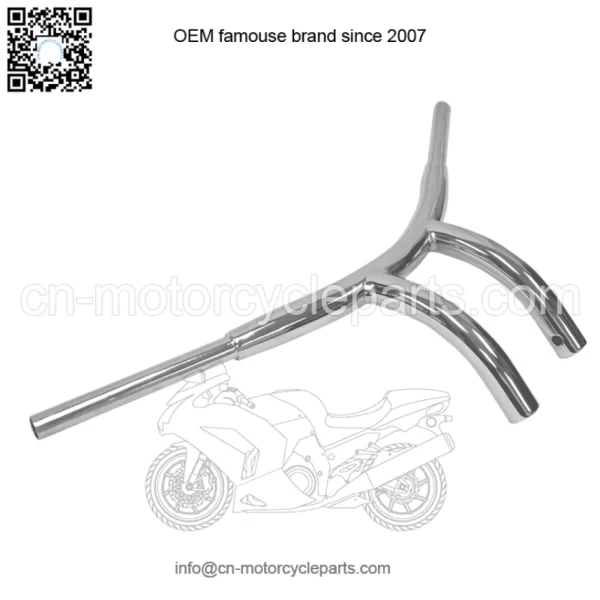 1 1/2in. T-Bar Handlebar Chrome Super Radius Bend