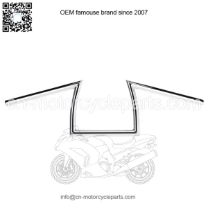 1" Handlebars Chrome HB-KXN-01-CP