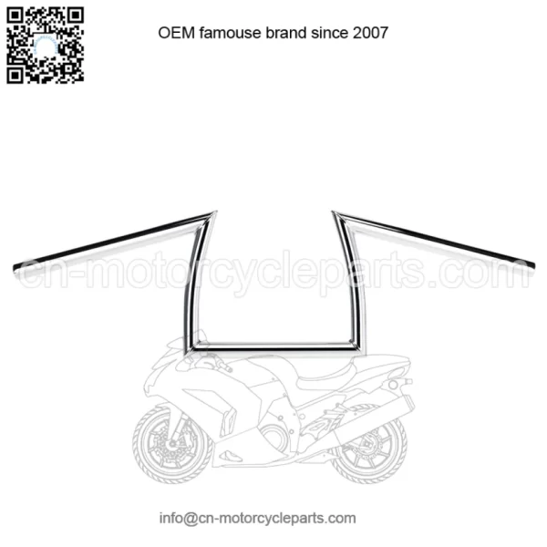 1" Handlebars Chrome HB-KXN-01-CP