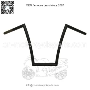 1" Stripper Handlebars Flat Black 0601-2549