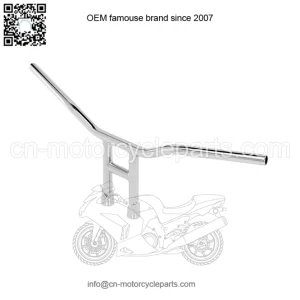 1" Handlebars Slotted Chrome 6220-1056
