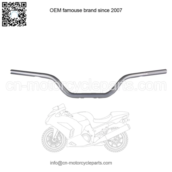V-Twin MOTO Handlebar 1 1/8" Silver H691CFS