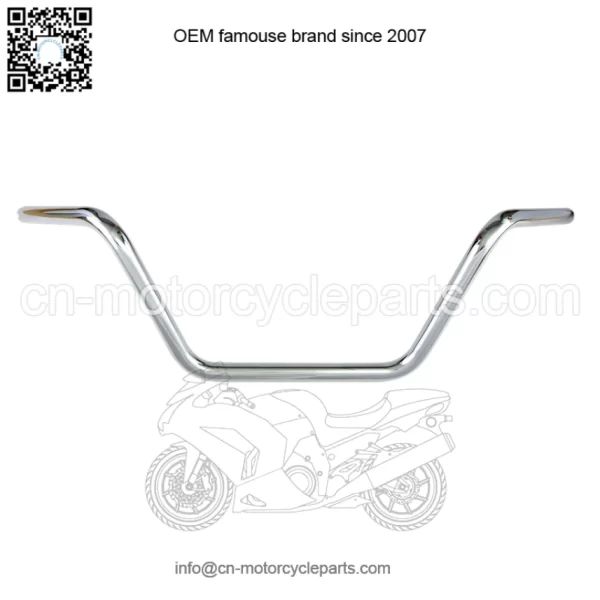 1in. Handlebar Chrome Buckorn Medium Bend