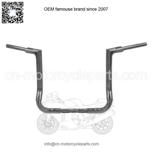 Inc. 1-1/2" EZ Install Flat Top Handlebar 14" Chrome 606014
