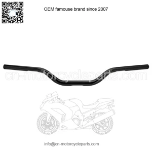 1" Handlebars slotted Black 6308-2013