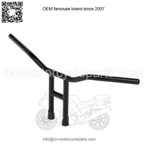1" Handlebars slotted Black 6222-2016