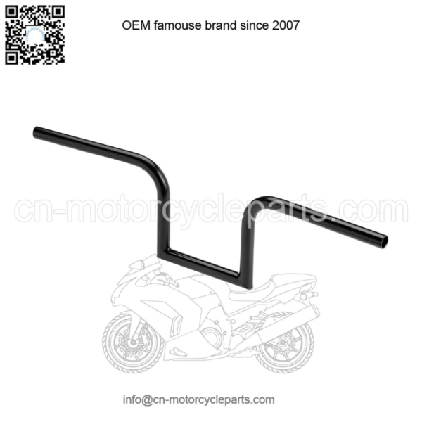 1" Handlebars slotted Black 6003-2016