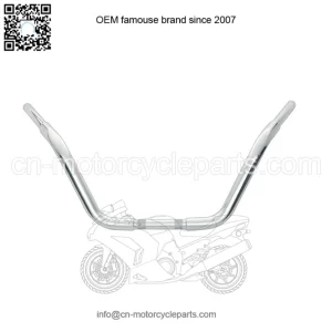 Wild 1 1 1/4in. Chubby Handlebar Road Glide Bar - Chrome WO517