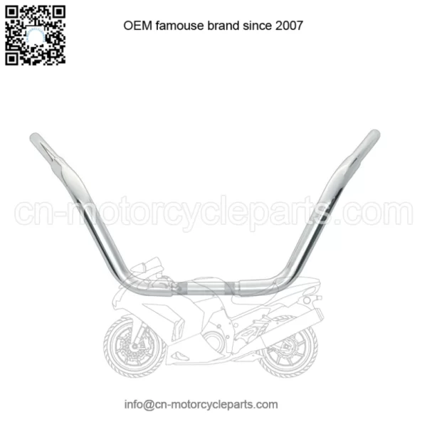 Wild 1 1 1/4in. Chubby Handlebar Road Glide Bar - Chrome WO517