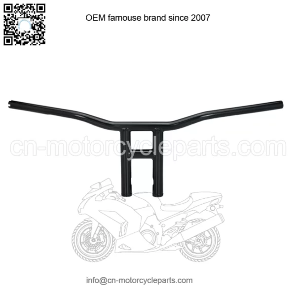 1" Throttle-By-Wire Handlebars Black 6240-2015