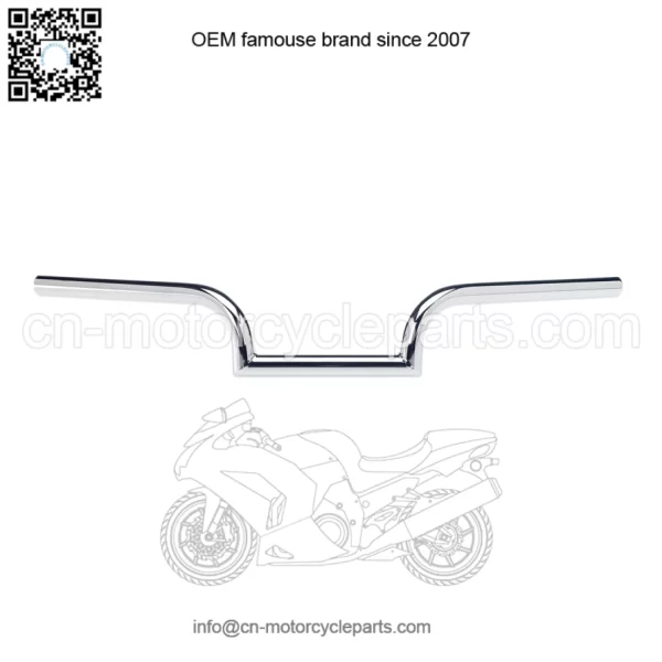 1" Handlebars Slotted Chrome 6013-1056