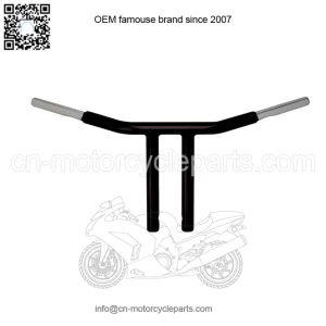 Wild 1 1 1/4in. Chubby Psycho Handlebar 10in. Chopper T-Bar - Black WO563B