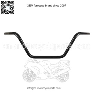 1in. Handlebar Black Buckorn Medium Bend