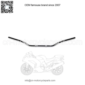 1in Metric Drag Cruiser Handlebar Clubman Drag Bend - Chrome 650-08743