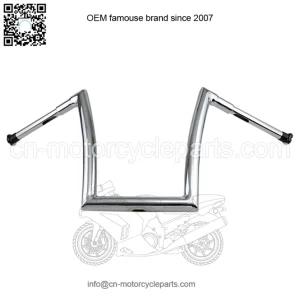 1.5" Strip Handlebars 14" Chrome 0601-4886