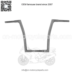 Inc. 1-1/4" EZ Install Flat Top Handlebar 16" Chrome 707016