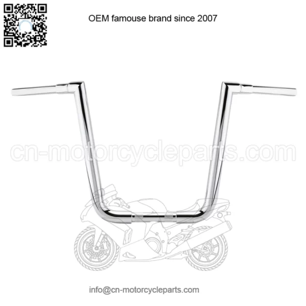 1 1/2" Grande Twin Peaks Handlebars Chrome 13" End rise LA-7313-63