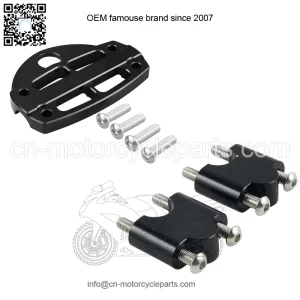 For Yamaha Raptor 700R Handlebar Clamp With Key Guard + Handlebar Riser Clamps