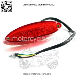 Rear lamp red color