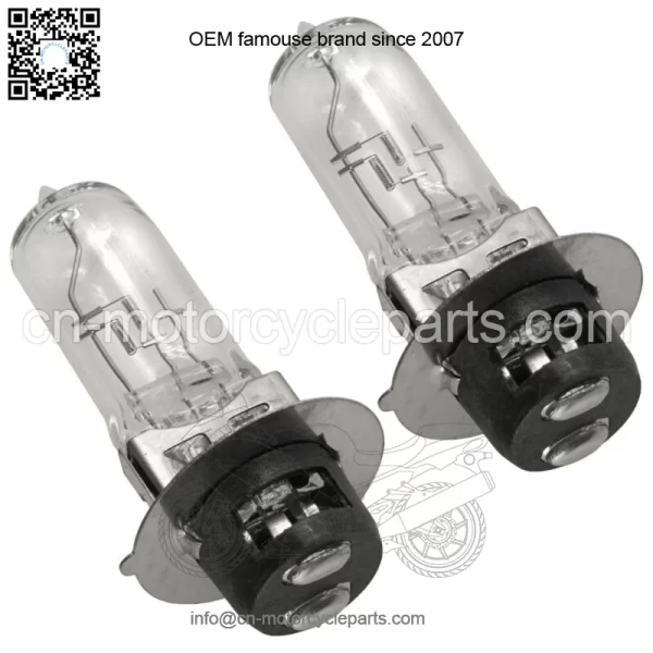 2 Headlight Halogen Bulb fits Honda TRX450ER Electric Start 2006 2007 2008-2014 - Image 3