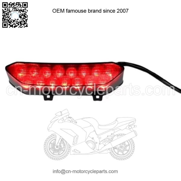 Smoke LED Brake Tail Light for Yamaha Raptor 700 2006-2018 YFZ450R 2009-2018 - Image 2